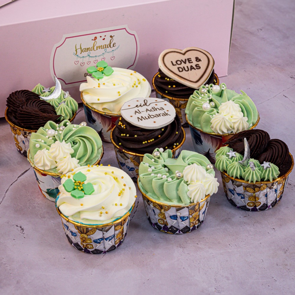 Eid Blessing Cupcake Box of 9