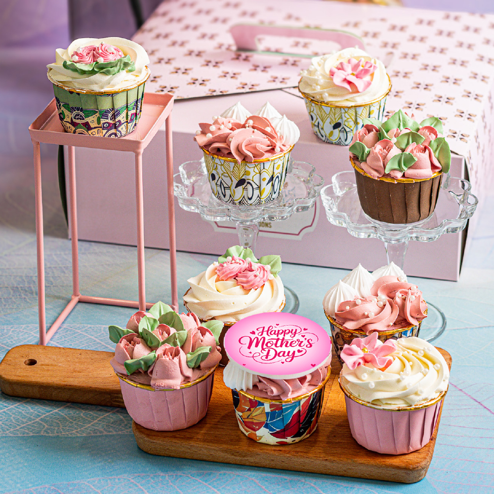 MOTHER'S DAY CUPCAKE BOX OF 9