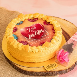 MANGO TEMPTATION WITH ARTIFICIAL ROSE