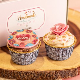 MOTHER'S DAY CUPCAKE  BOX OF 2