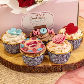MOTHER'S DAY CUPCAKE  BOX OF 5