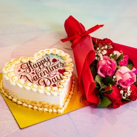 Butterscotch with 6 flower combo