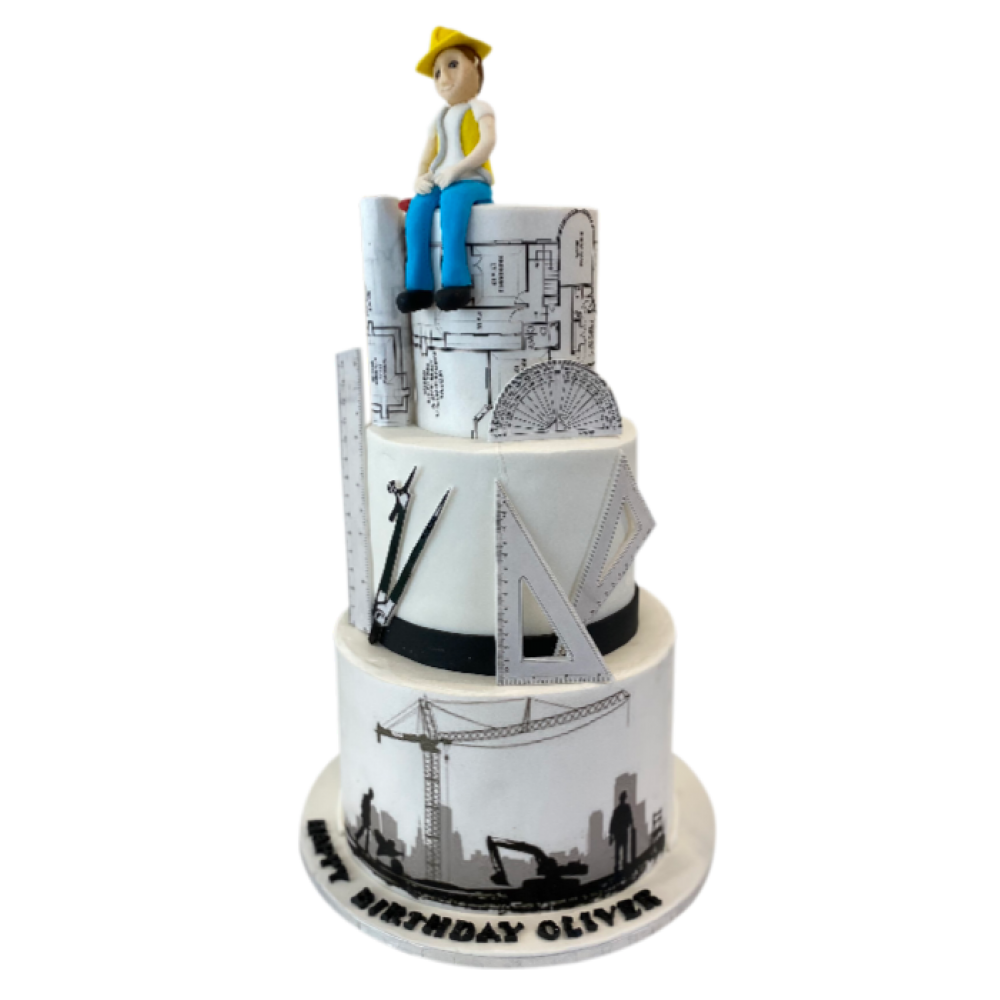 Engineer Cake - 1101 – Cakes and Memories Bakeshop