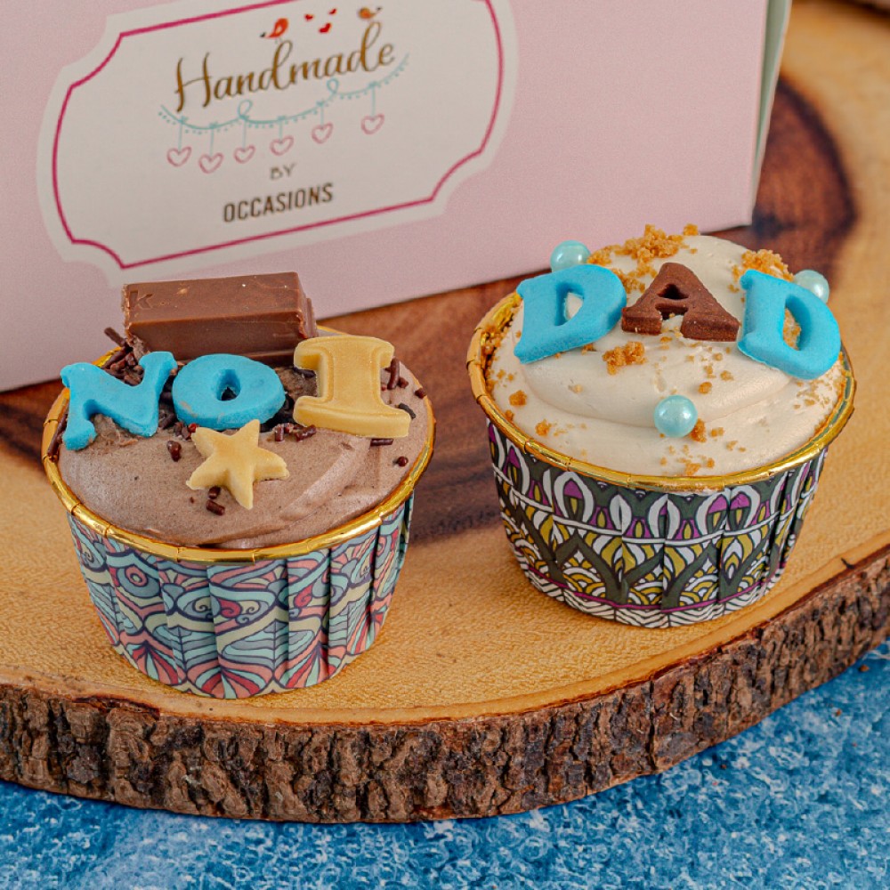 FATHER'S DAY CUPCAKE BOX OF 2