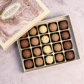 Assorted chocolate truffle box of 20