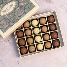 Assorted chocolate truffle box of 20