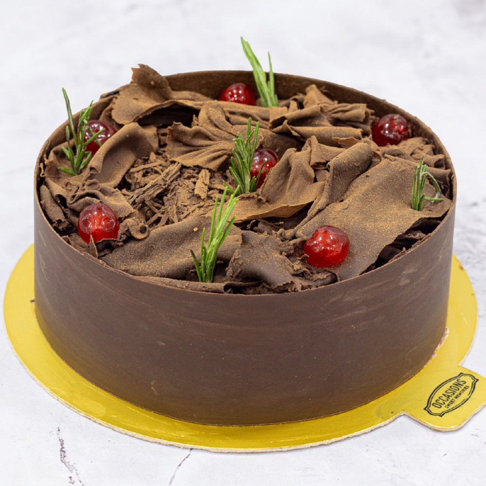 Dark Choco Cherry Cake