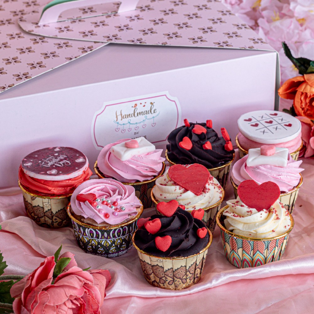 Valentine's Cupcakes Special Box of 9