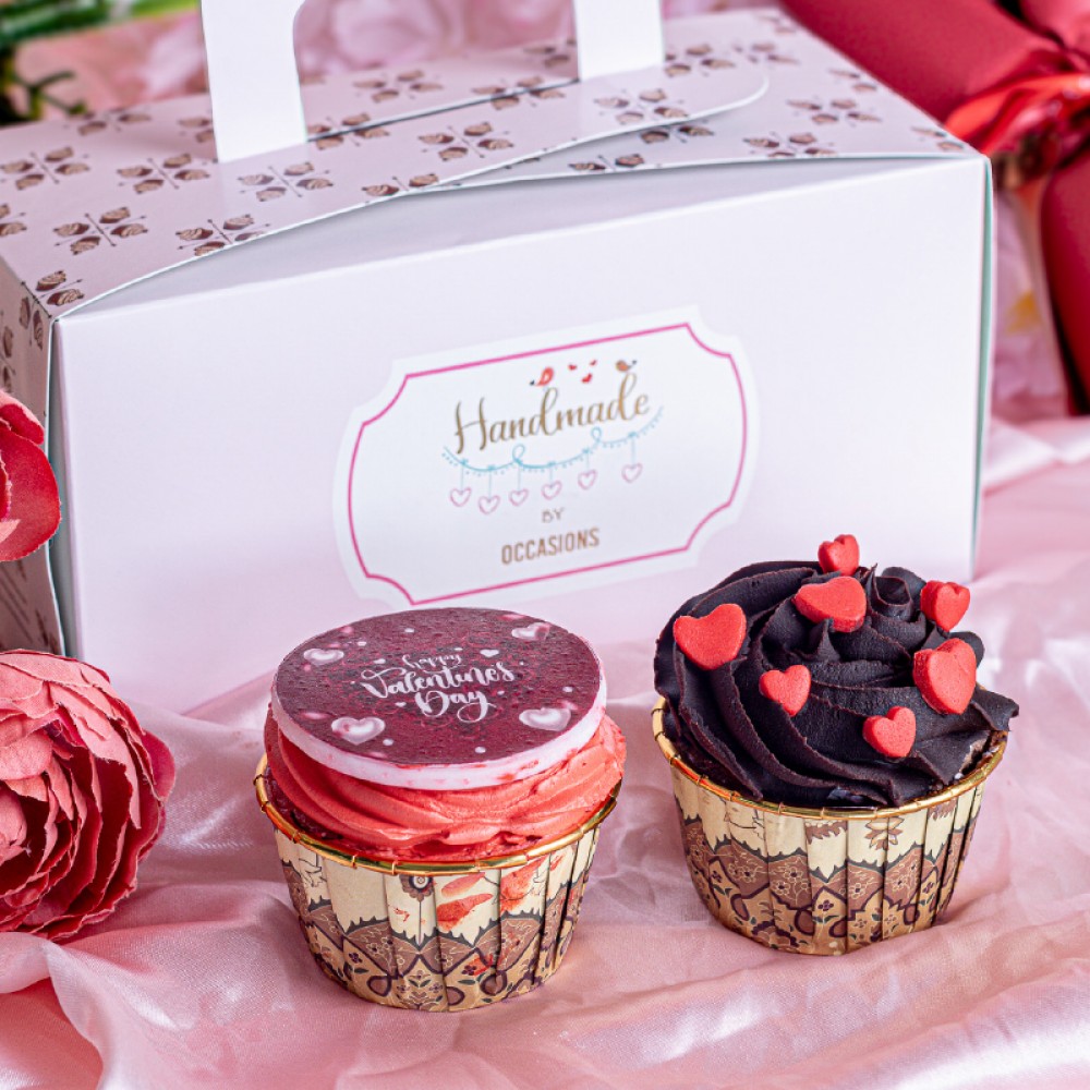 Valentine's Cupcakes Special Box of 2