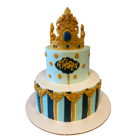 Crown cake - Decorated Cake by miracles_ensucre - CakesDecor