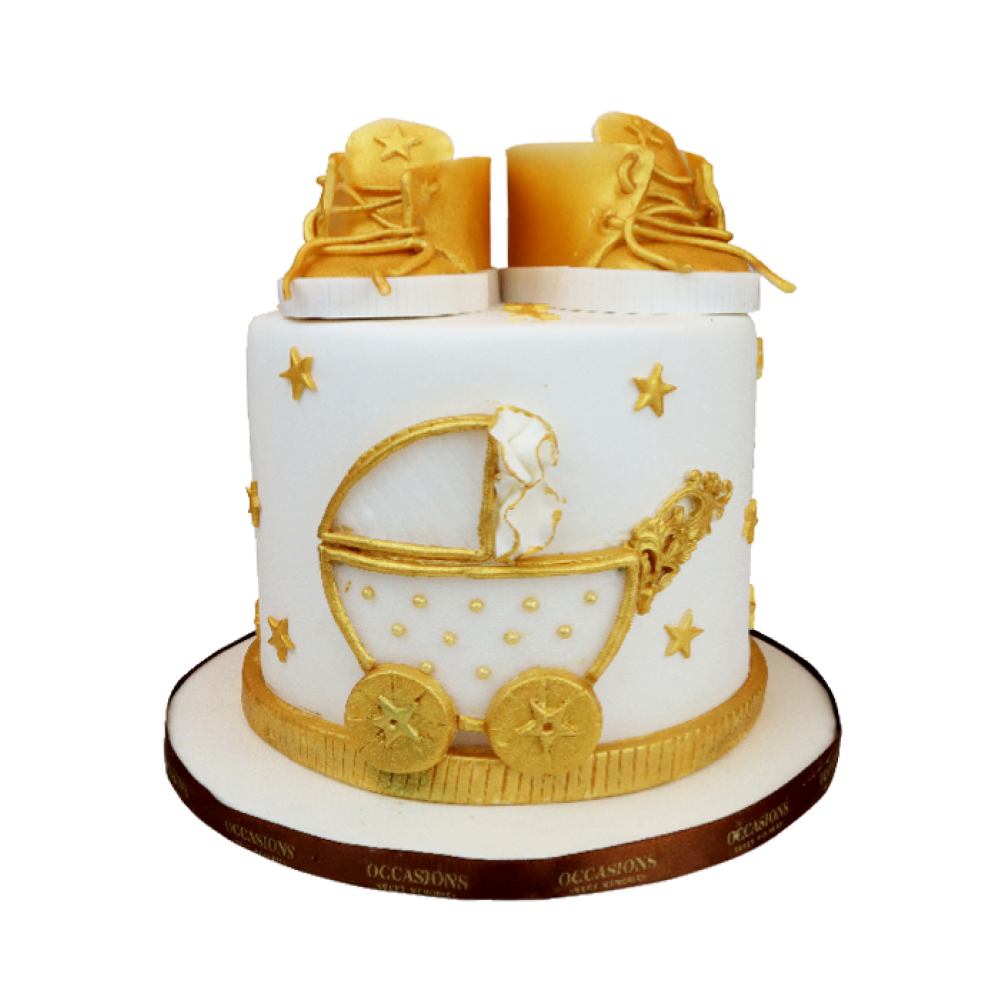 Hat Box and Designer Shoes Birthday Cake | Susie's Cakes