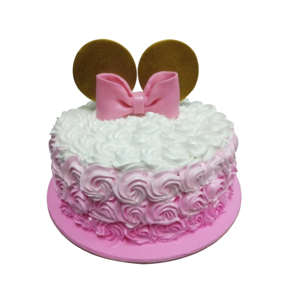 Mickey with Bow Cake-2