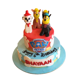 Custom Fireman Pup Cake Kit | Bake Believe
