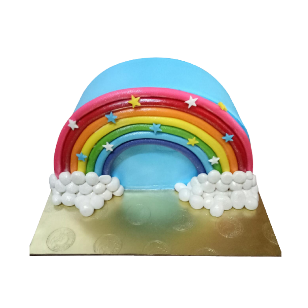 Rainbow Bundt Cake - Baking with Blondie