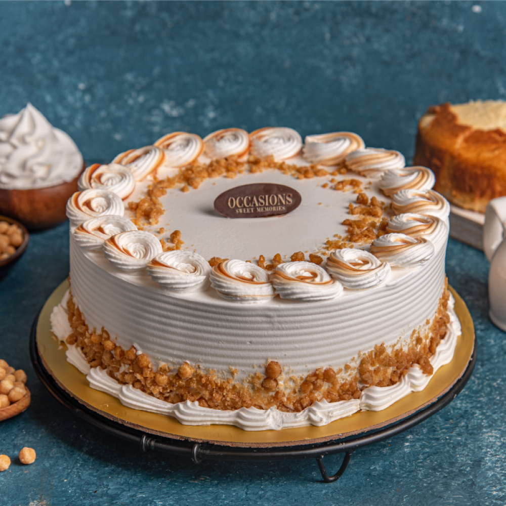 80RoseGarden Butterscotch Cake | Delicious Cake for Birthday Celebrations,  Anniversary Surprise, Valentine's Day | Freshly Baked Cake Cherry Topping Eggless  Cake 500g | Same day delivery cake : Amazon.in: Grocery & Gourmet Foods