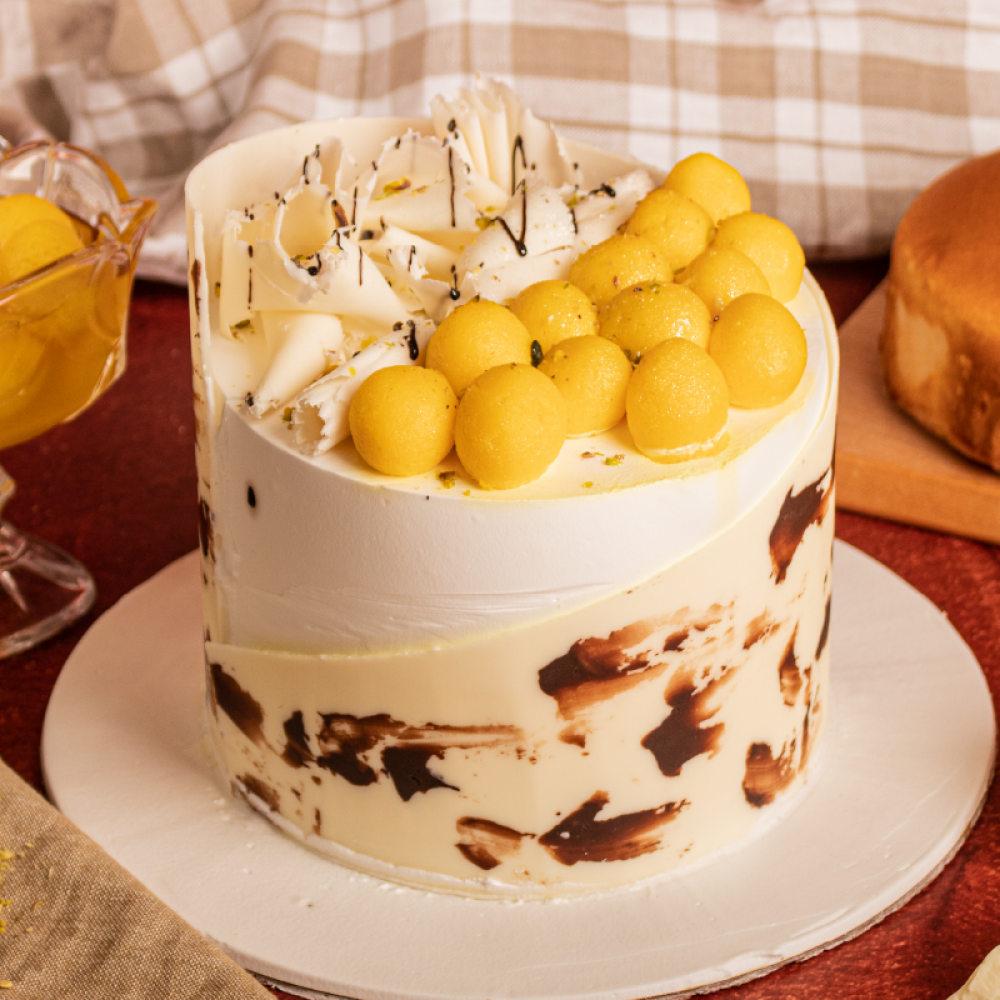 Send or Order Rasmalai Cake online to India - Expressluv – Expressluv-India