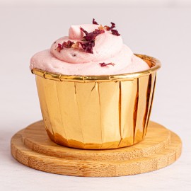 Rosey Gulkand Cupcake