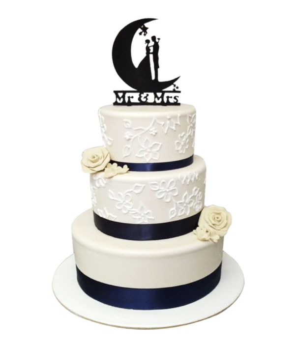 MR. &amp; MRS. 3 TIER CAKE 