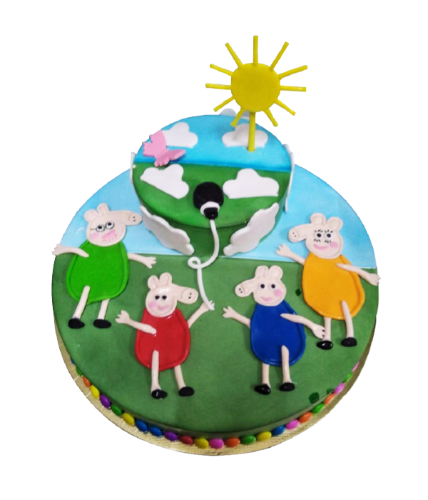 Peppa Pig & Sun Cake