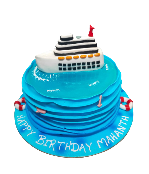 Boat & Sea Cake