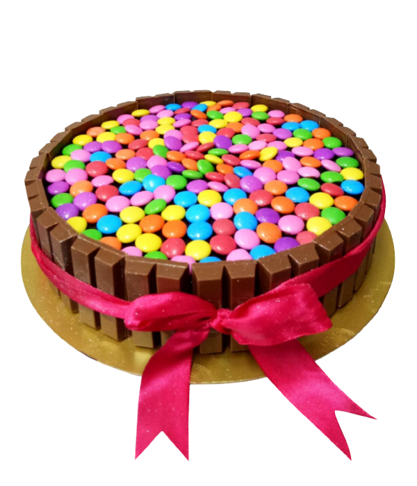 Kitkat & M&Ms Cake