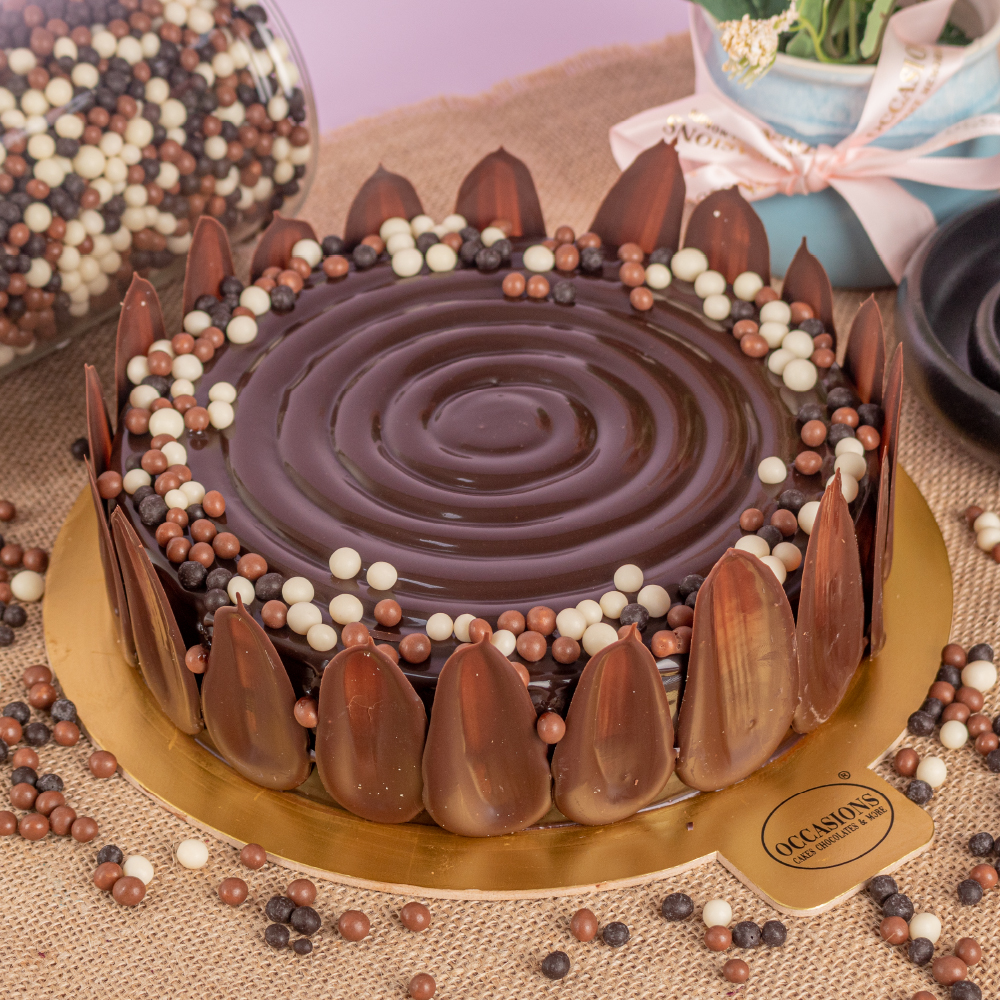 Belgian Chocolate Cake (Eggless)