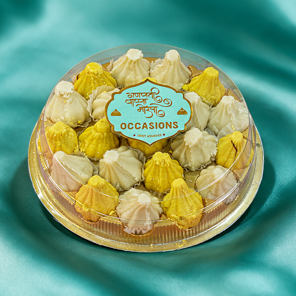 21 Pcs Round Mawa Modak