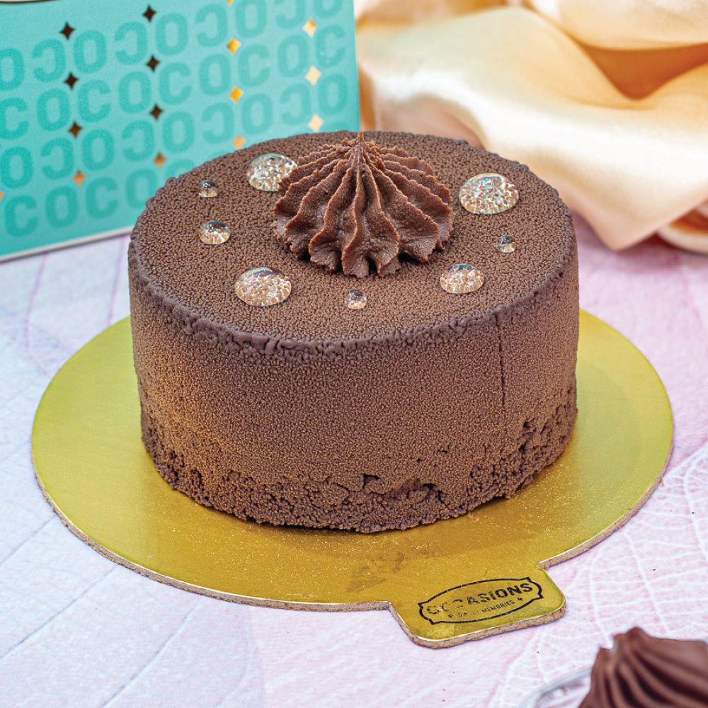 Crunchy Choco Mousse Cake