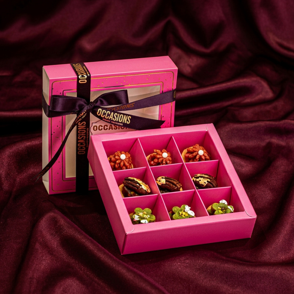 Fusion Mithai Macarons Box 9pcs