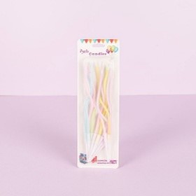 Pastel Spiral Stick Candle