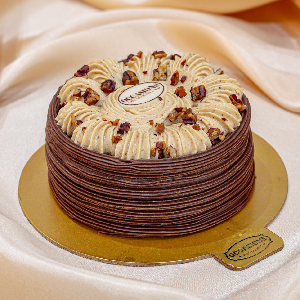 Dates & Pecan Chocolate Cake