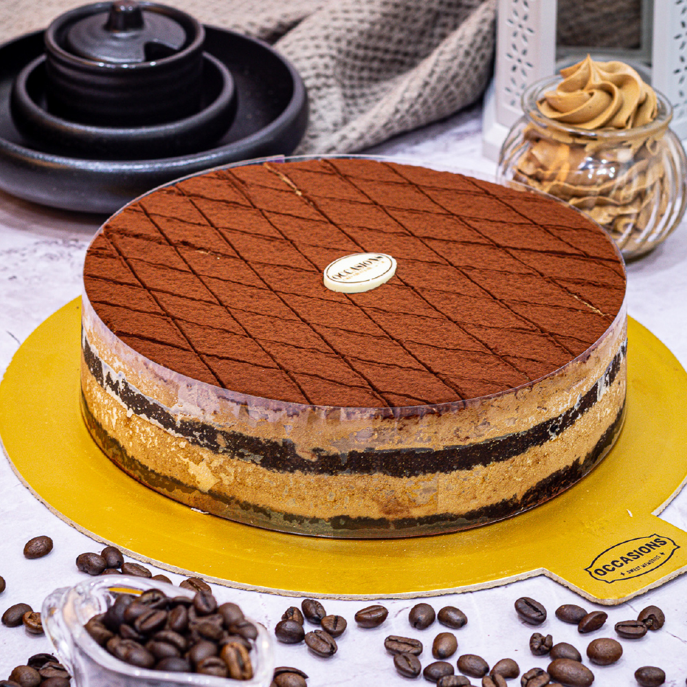 CAPPUCINO MOUSSE CAKE (EGGLESS)