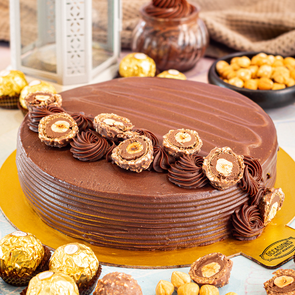 Ferrero Chocolate Cake